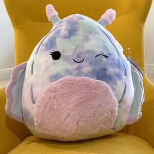Squishmallows Dottie the Blue & Pink Tie-Dyed Sea Slug 14" NWT